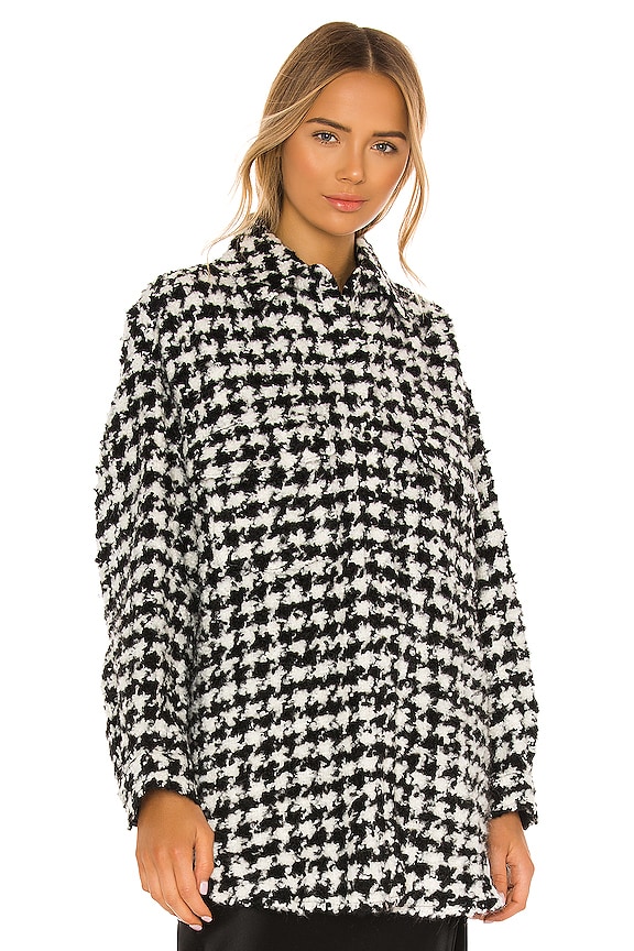 view 2 of 4 BLOUSON RESTRAIN in Black & White