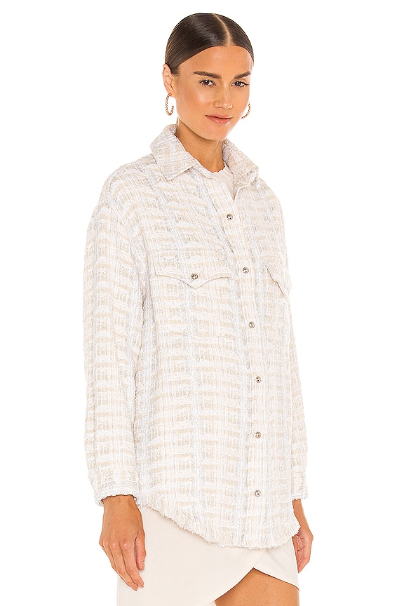 view 2 of 5 Marsh Shacket in Ecru & Silver