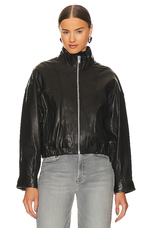 view 2 of 5 Okan Bomber Jacket in Black