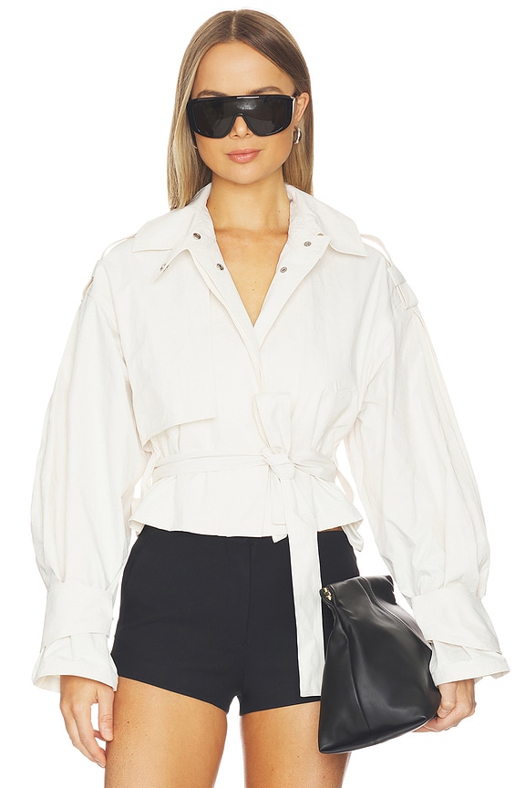 view 1 of 4 Zynia Jacket in Sea Shell