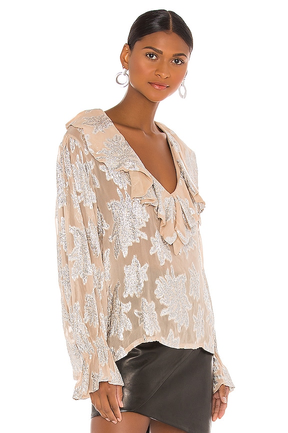 view 2 of 5 Labra Blouse in Beige