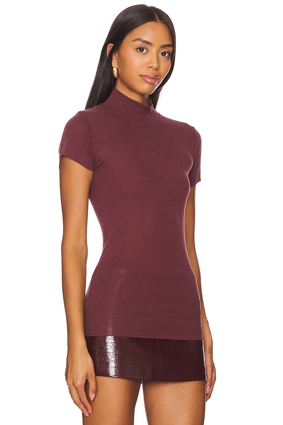 view 2 of 4 Abelle Tee in Burgundy