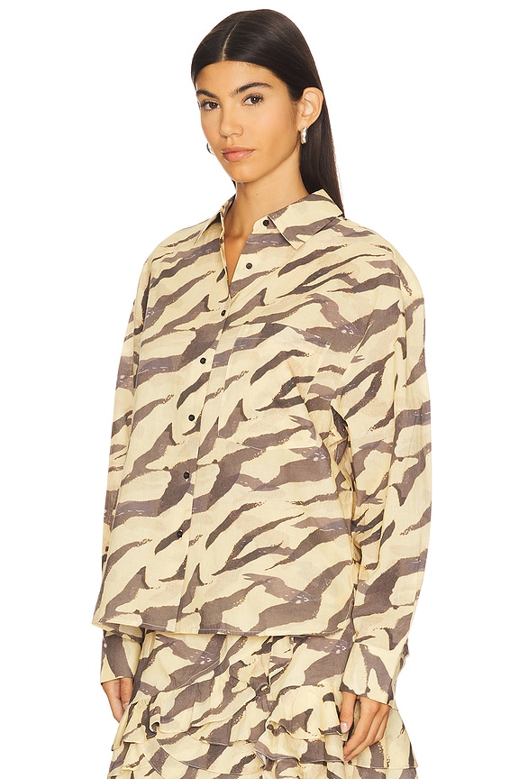 view 2 of 4 Deriana Top in Print Tiger