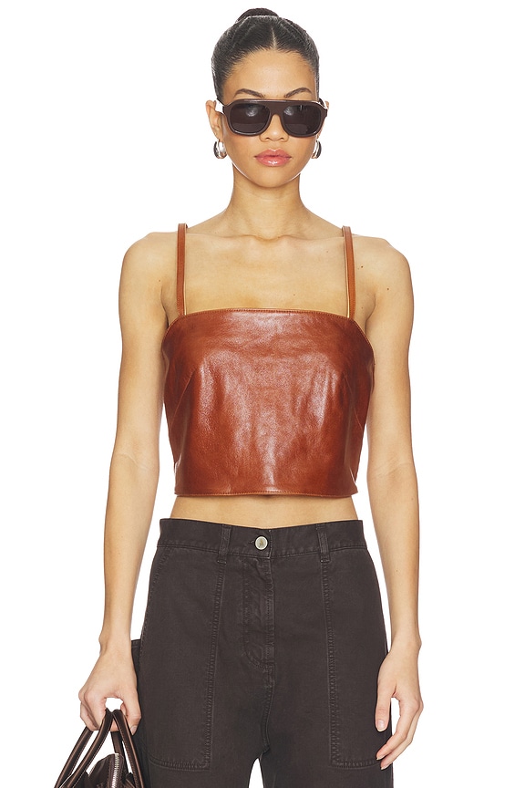 view 1 of 4 Andria Top in Cognac