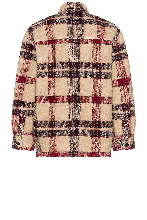 view 2 of 4 ABRIGO KERVONT in Burgundy & Ecru