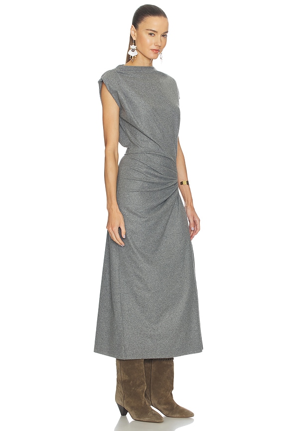 view 2 of 4 ROBE MI-LONGUE NAERYS in Grey