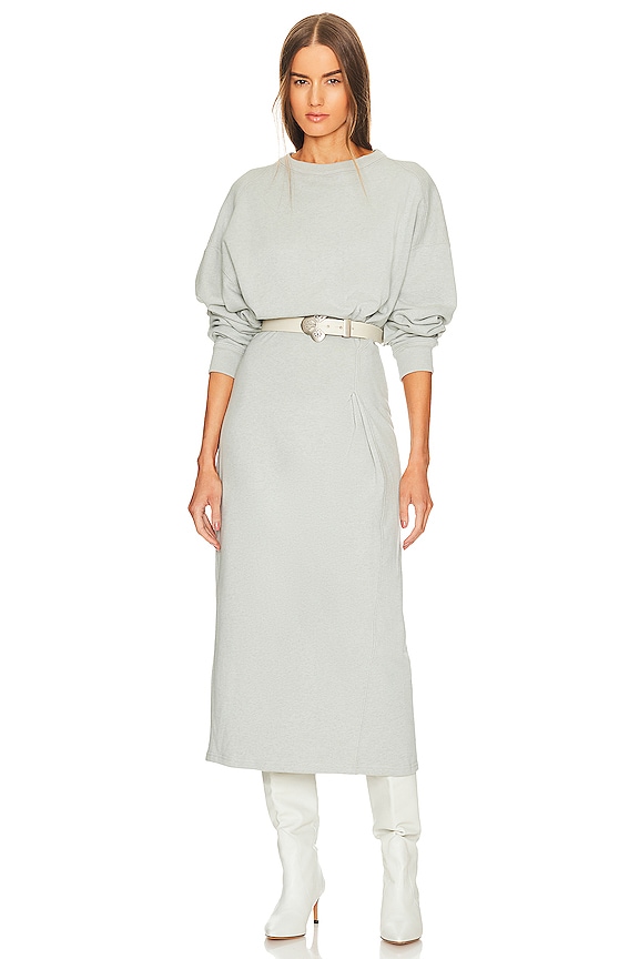 Isabel Marant Etoile Meg Midi Dress in Light Blue | REVOLVE