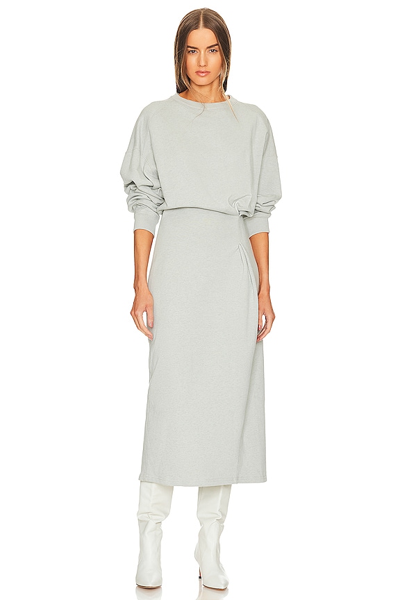 view 2 of 4 VESTIDO MIDI DE PUNTO MEG in Light Blue