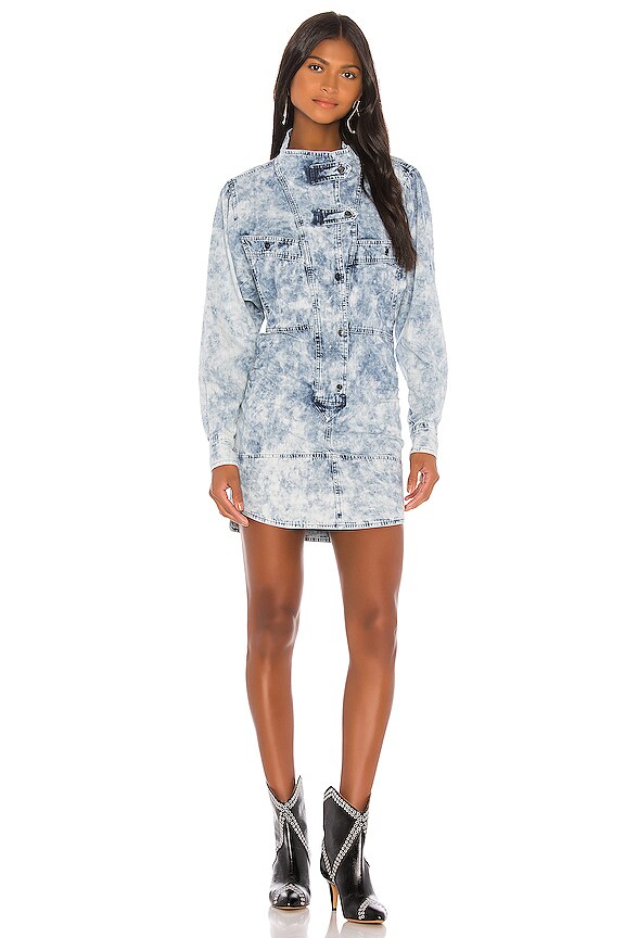 view 2 of 4 ROBE COURTE INAROA in Blue