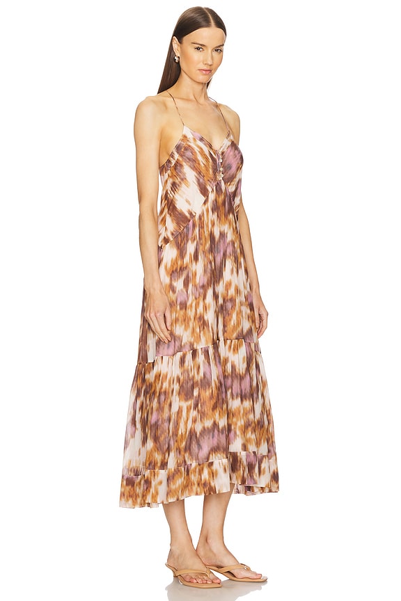 view 2 of 3 Sabba Dress in Ecru & Ochre
