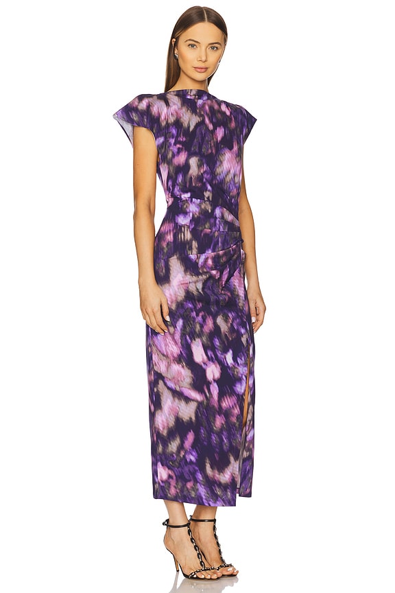 view 2 of 4 Nadela Dress in Purple & Lilac