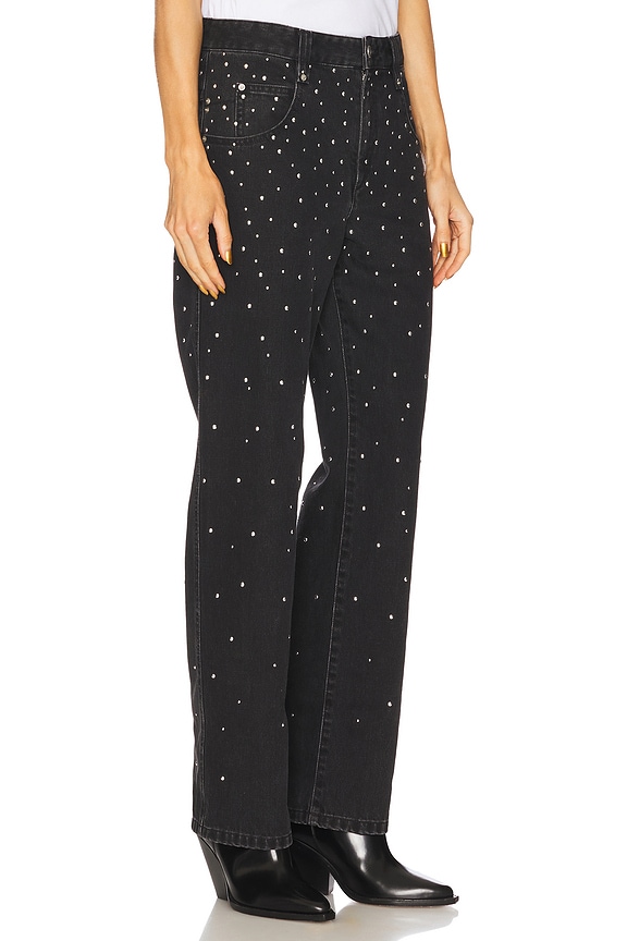 view 2 of 6 Brinsa Festive Studded Straight Leg in Black