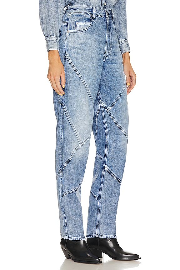 view 2 of 4 JEAN PIERNA ANCHA CORSY in Light Blue