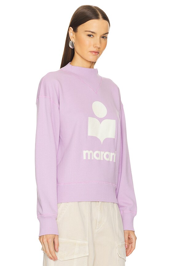 view 2 of 4 СВИТШОТ MOBY in Lilac & Ecru