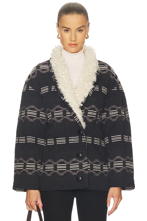 view 2 of 5 Qayla Cardigan in Faded Black