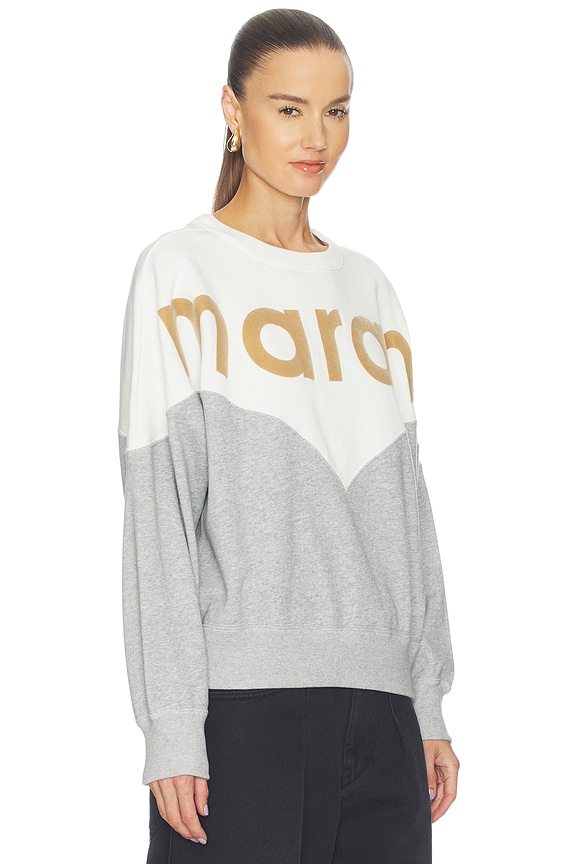 view 2 of 5 Houston Sweatshirt in Off White & Light Grey