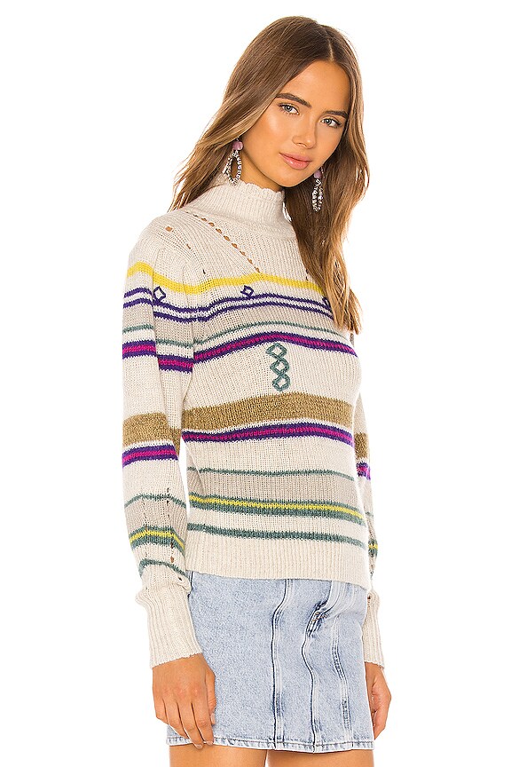 view 2 of 4 CUELLO VUELTO GEORGIE in Yellow & Purple