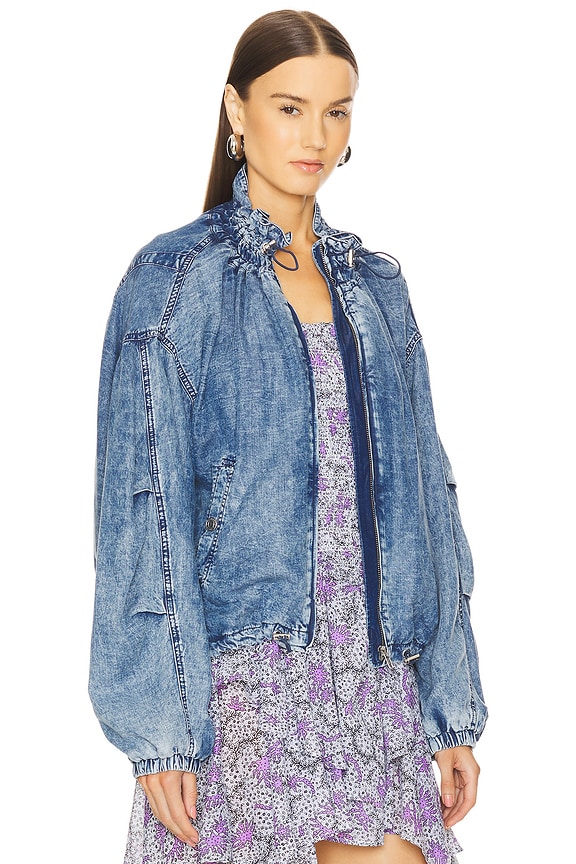 view 2 of 4 Plume Jacket in Blue