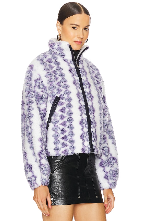 view 2 of 4 Mackensy Jacket in Ecru & Purple