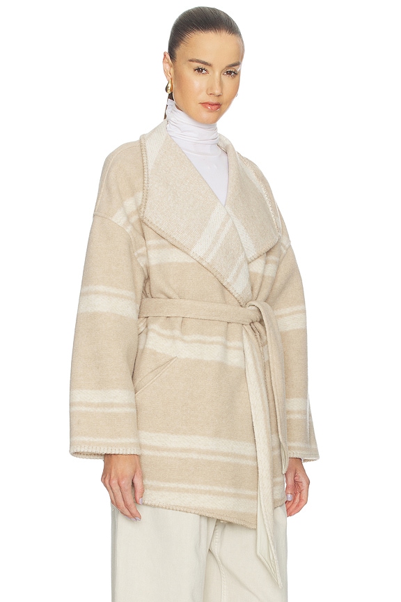 view 2 of 5 MANTEAU BREA in Sand