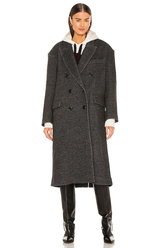 view 2 of 4 Lojima Coat in Anthracite