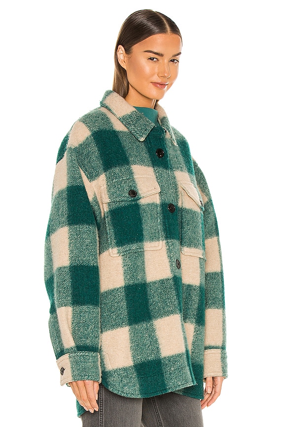 view 2 of 4 Harveli Blanket Coat in Green