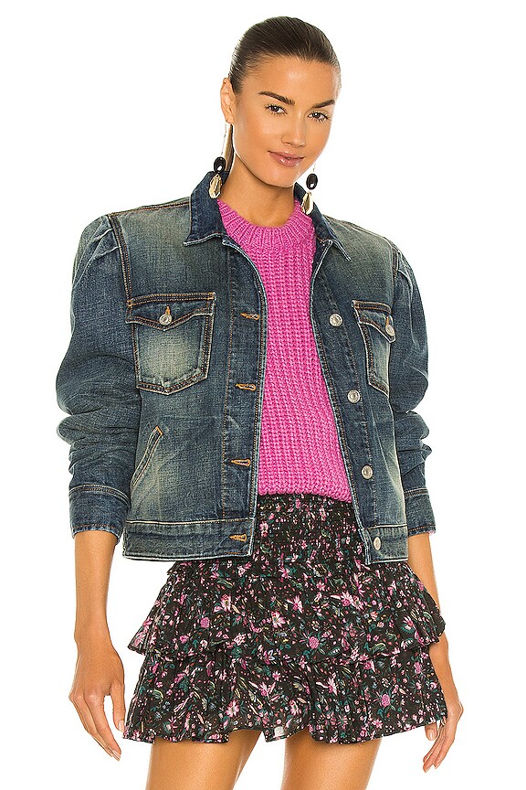 Isabel Marant Etoile Bolinea Jacket in Blue | REVOLVE