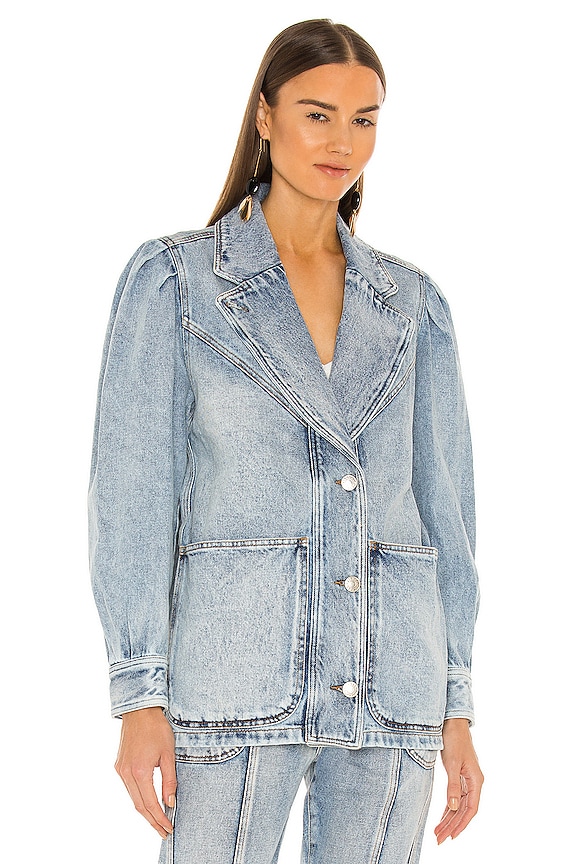 view 2 of 5 BLOUSON TUCINDA in Light Blue
