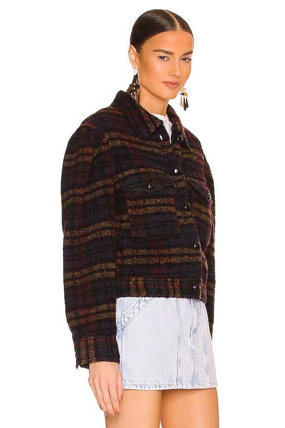 view 2 of 4 Leiko Coat in MULTICOLOR BLACK