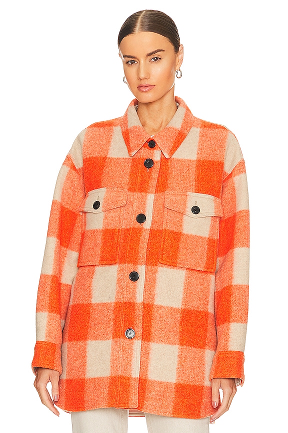 view 2 of 5 Harveli Blanket Coat in Orange