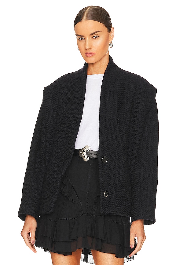 view 1 of 5 Drogo Blazer in Black Midnight