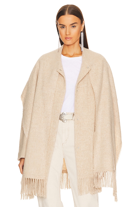 view 2 of 5 MANTEAU EN LAINE FATY in Ecru