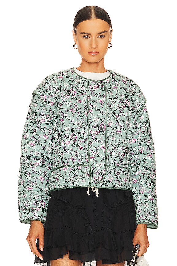 view 1 of 5 Gelio Shacket in Almond Green