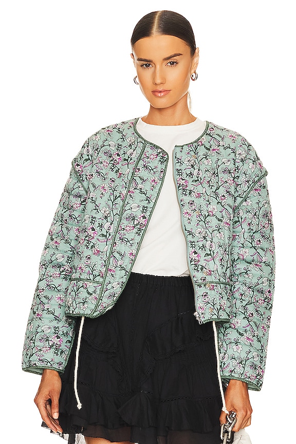 view 2 of 5 Gelio Shacket in Almond Green