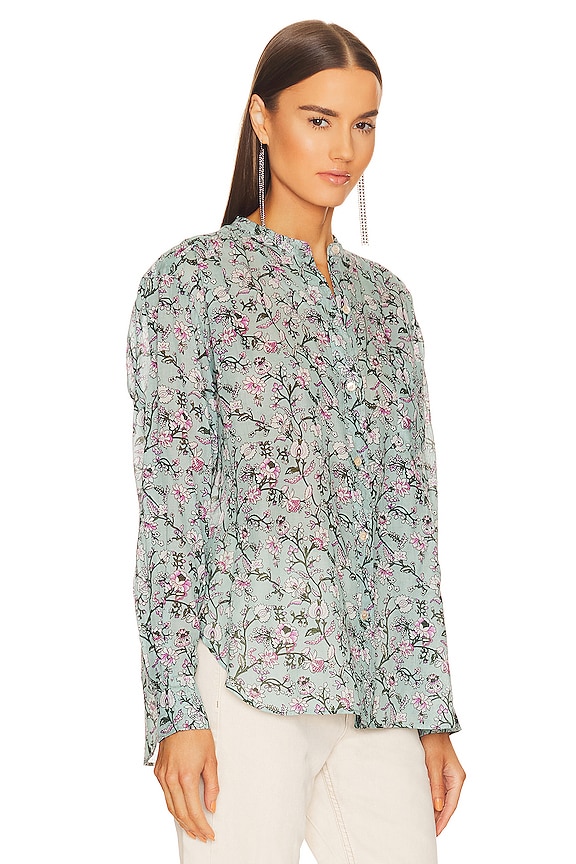 view 2 of 4 TOP CON BOTONES MEXIKA in Almond Green