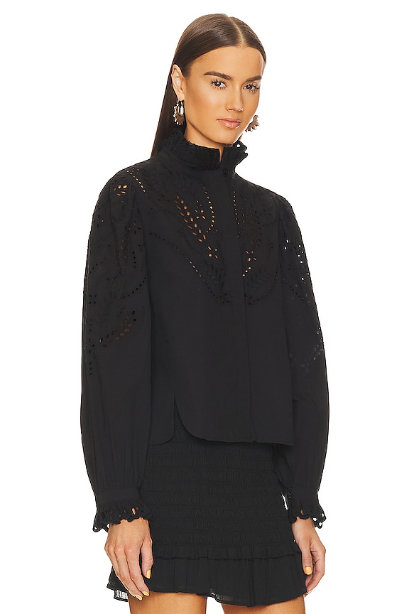 view 2 of 4 Raissa Top in Black