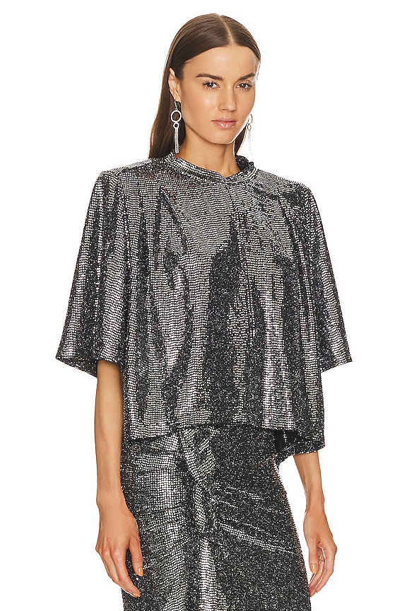 view 2 of 4 Delfi Top in Silver