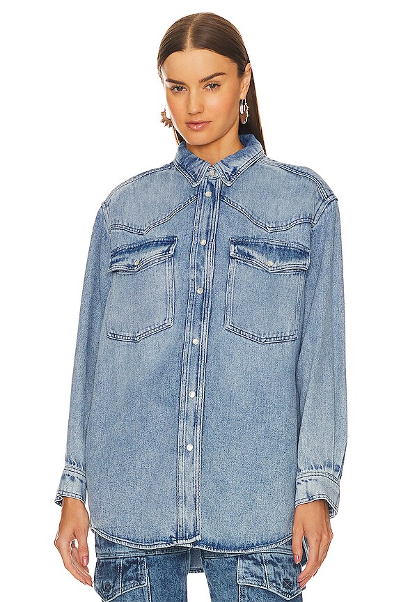 view 2 of 5 CAMISA TANIAMI in Light Blue