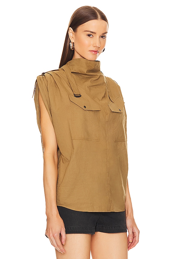 view 2 of 4 Remea Top in Khaki