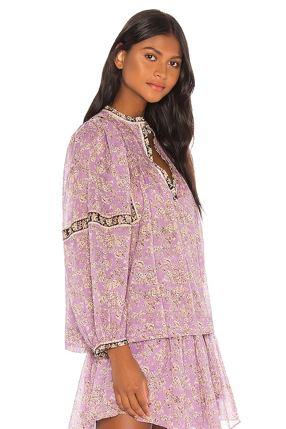 view 2 of 4 Violette Blouse in Lilac