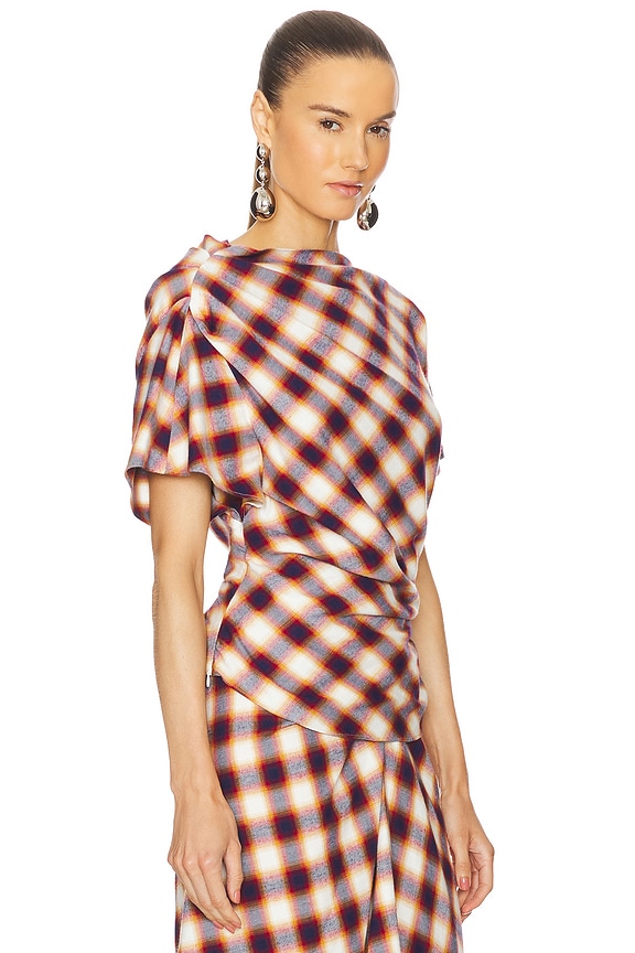 view 2 of 5 Tilda Top in Midnight & Red