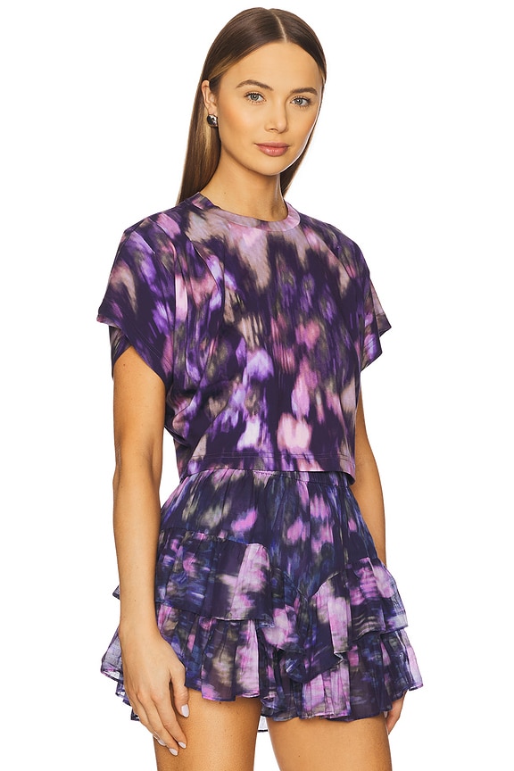 view 2 of 4 Zilia Top in Purple & Lilac