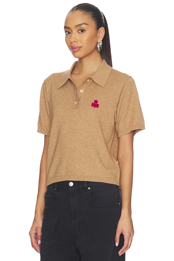 view 2 of 5 Althea Top in Camel & Granita