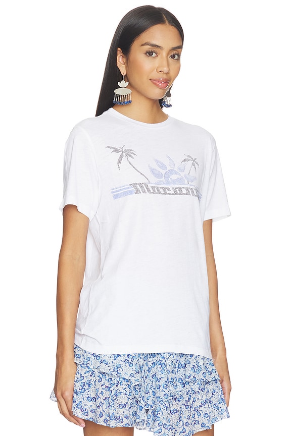 view 2 of 4 Zewel Top in White & Blue