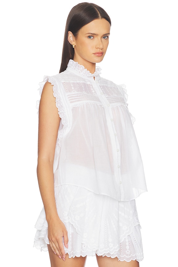 view 2 of 4 Dersia Top in White