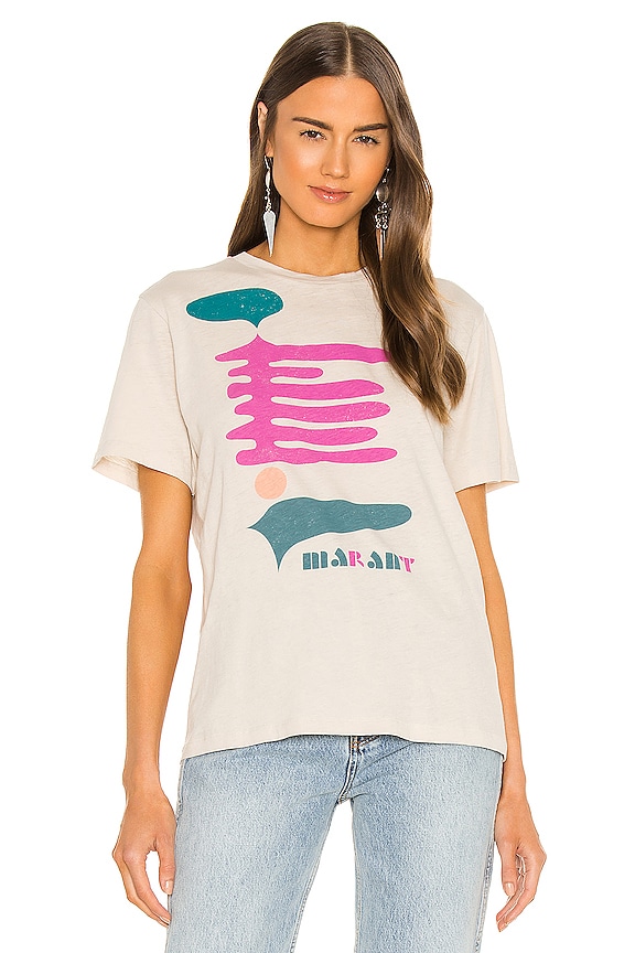 view 2 of 5 CAMISETA GRÁFICA ZEWEL in Ecru