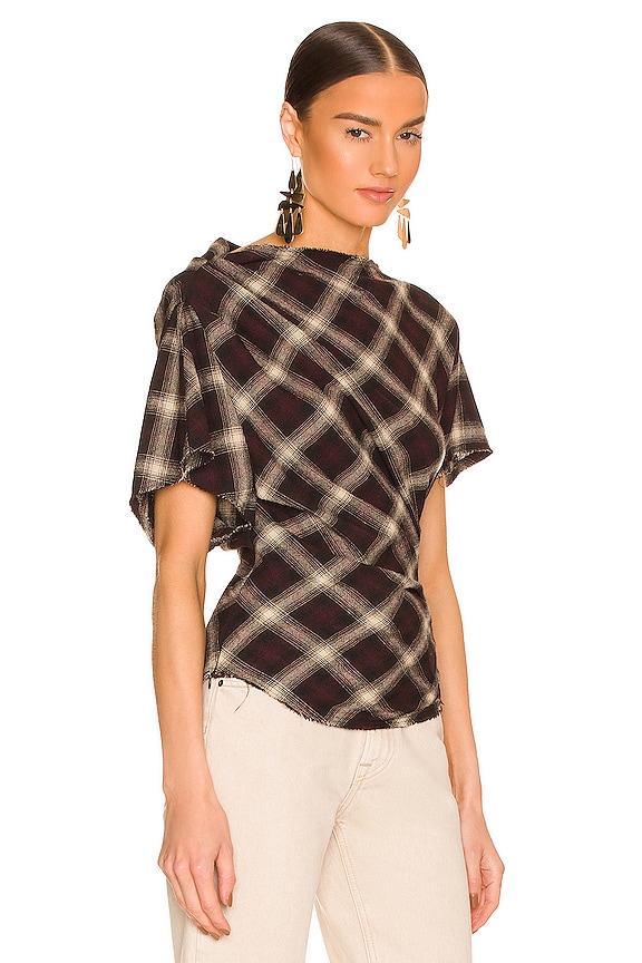 view 2 of 4 Neyela Top in BURGUNDY