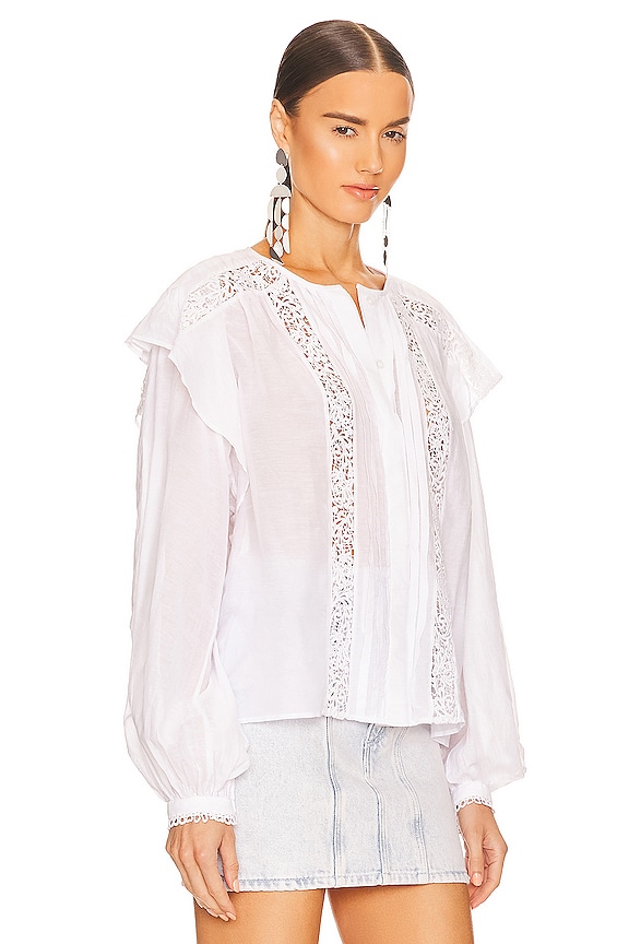 view 2 of 4 Georgina Blouse in WHITE