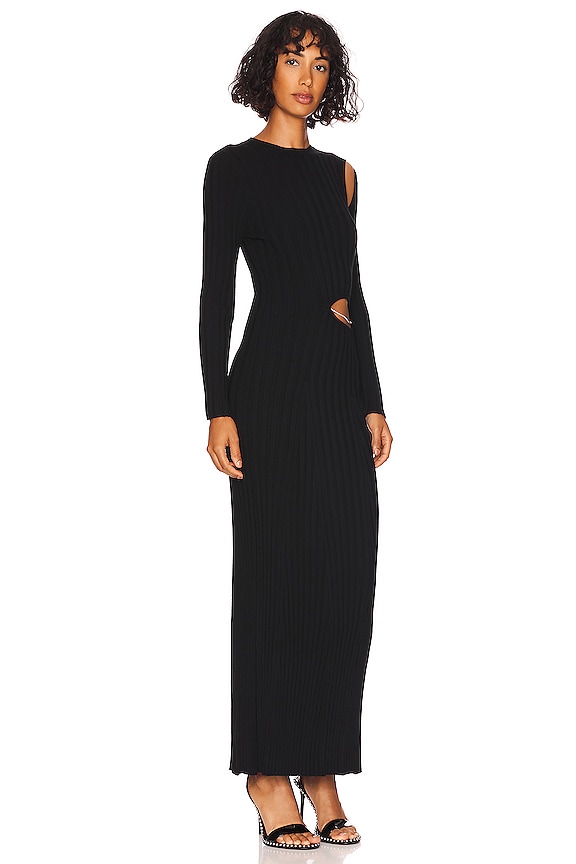 view 2 of 5 Galan Swarowski Dress in Black