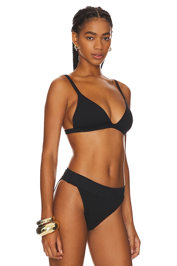 view 2 of 4 The Contour Bikini Top in Black